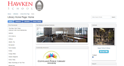 Desktop Screenshot of library.hawken.edu