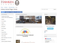 Tablet Screenshot of library.hawken.edu